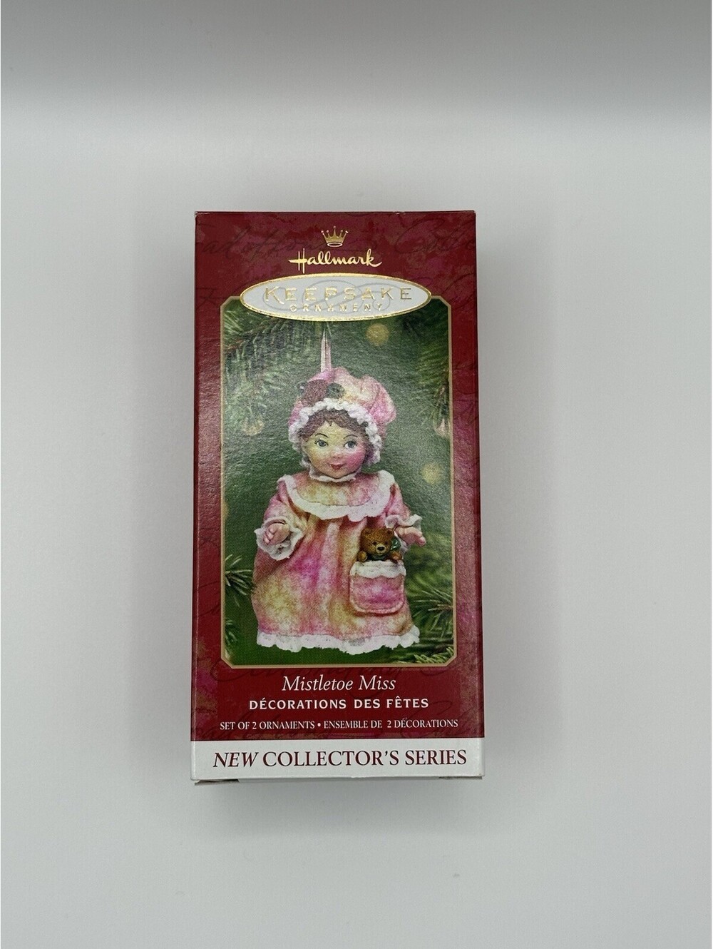 2001 Mistletoe Miss Hallmark Keepsake Collector Ornament NIB